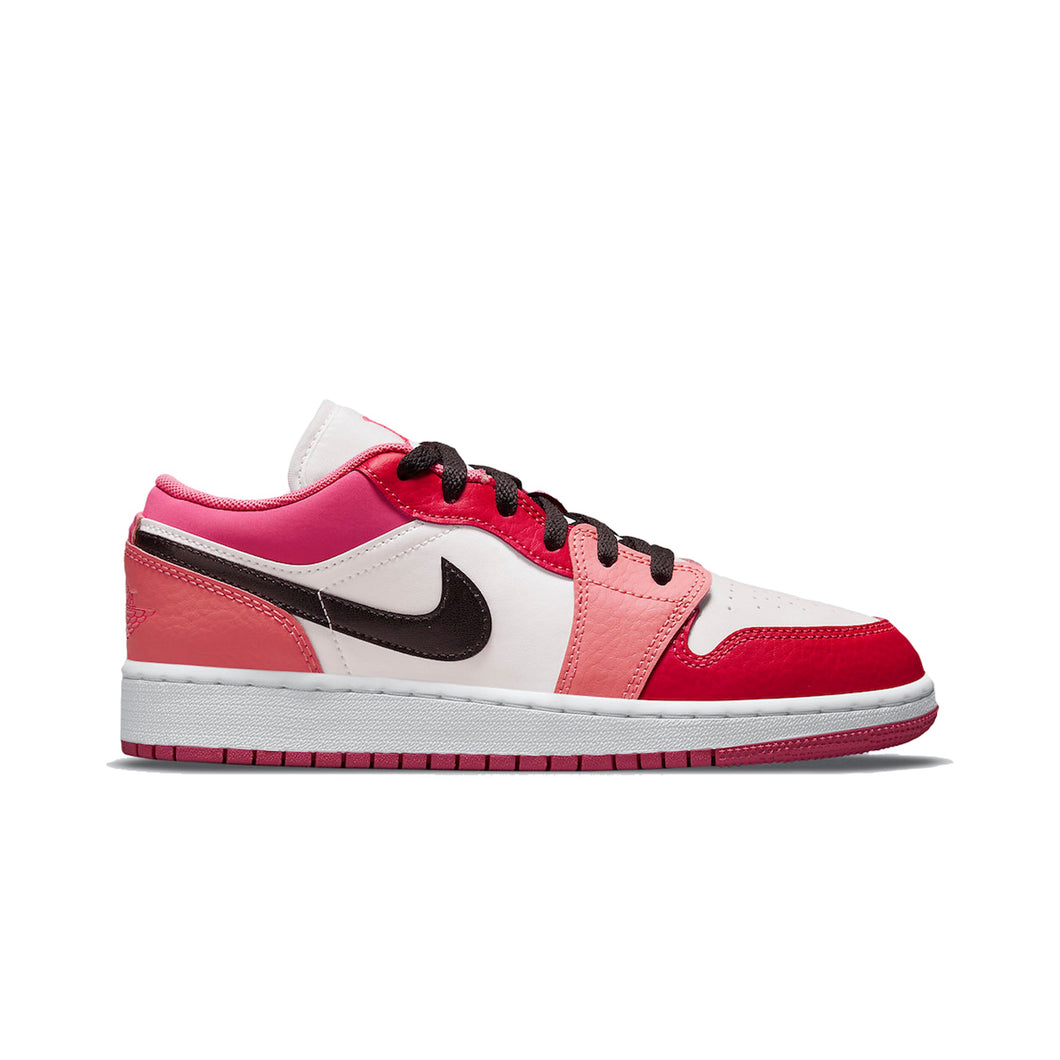 Jordan 1 Low Pink Red (GS), Shoe- re:store-melbourne-Nike Jordan