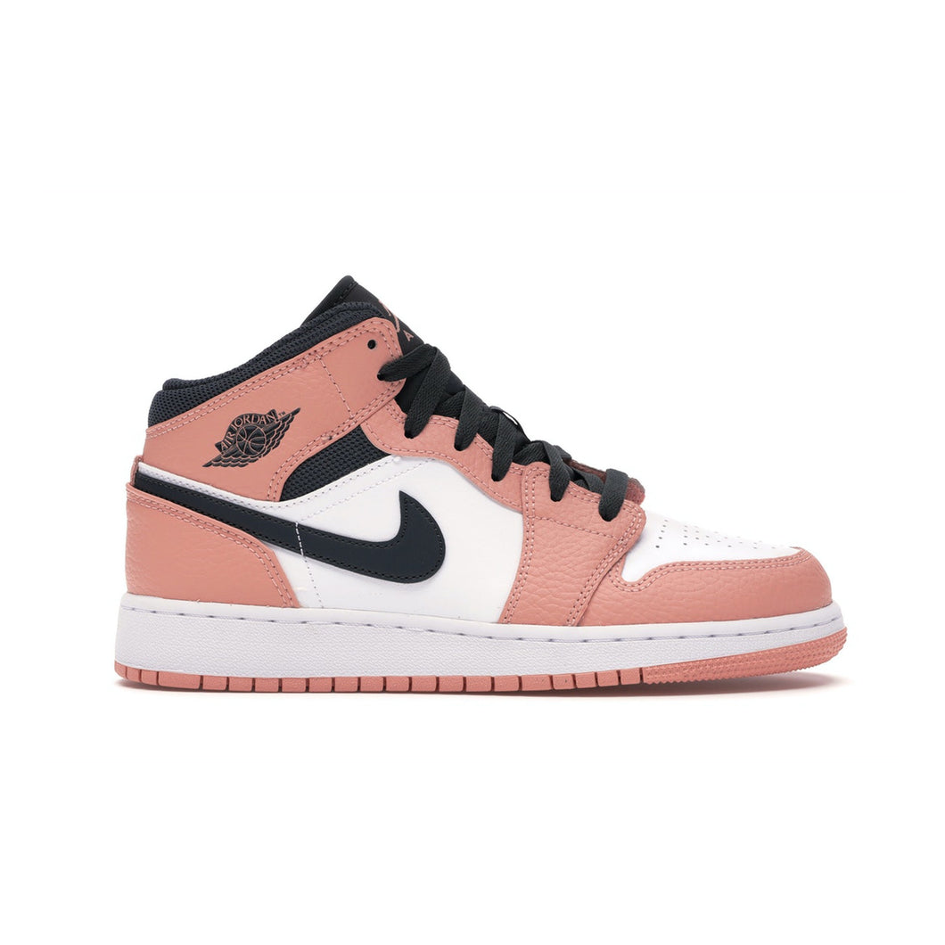 Jordan 1 Mid Pink Quartz (GS), Shoe- re:store-melbourne-Nike Jordan