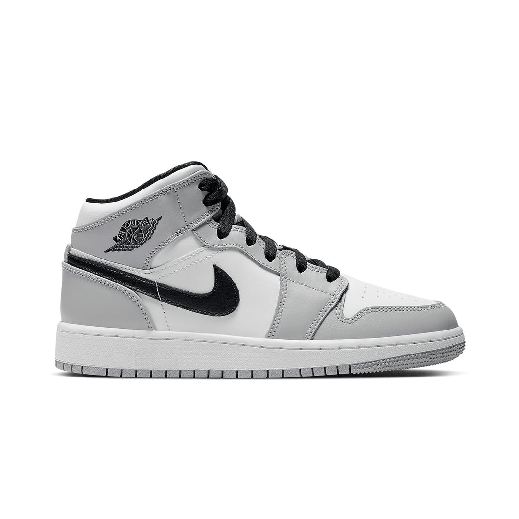 Jordan 1 Mid Light Smoke Grey (GS), Shoe- re:store-melbourne-Nike Jordan