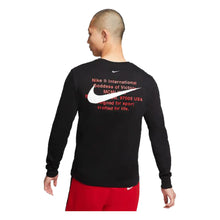 Load image into Gallery viewer, Nike L/S Swoosh T-Shirt-Black, Clothing- dollarflexclub
