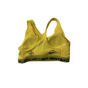 Nike x Off-White Sports Bra Yellow, Clothing- dollarflexclub