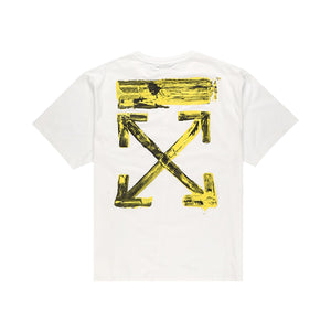 Off-White Acrylic Arrows T-Shirt -White, Clothing- dollarflexclub