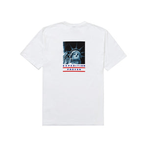 Supreme The North Face Statue of Liberty Tee White, Clothing- dollarflexclub