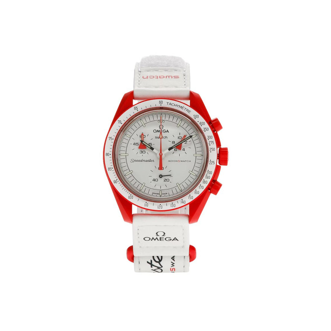 Swatch x Omega Bioceramic Moonswatch Mission to Mars SO33R100, General- re:store-melbourne-Swatch x Omega