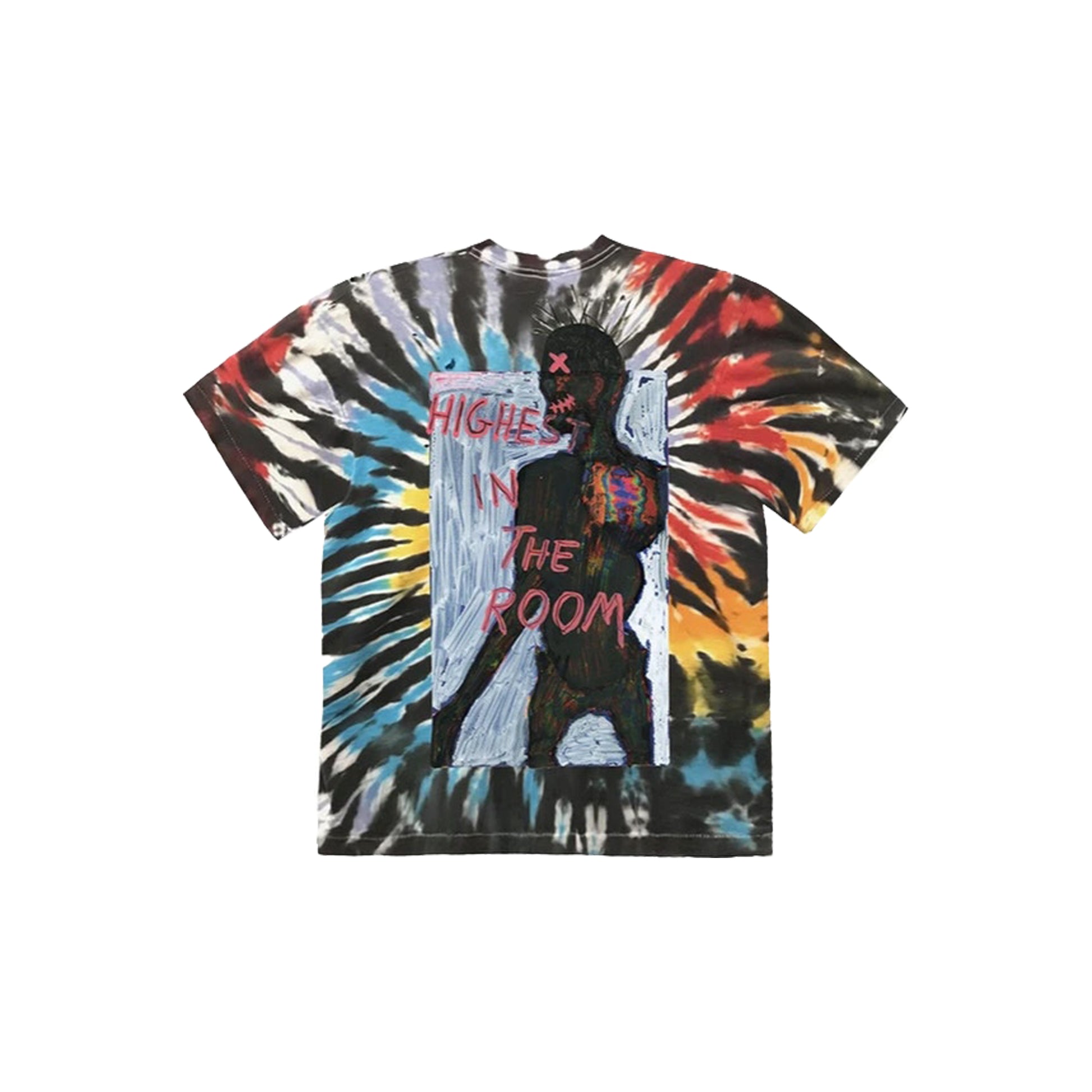 Travis Scott Tie Dye Tee, Clothing- dollarflexclub