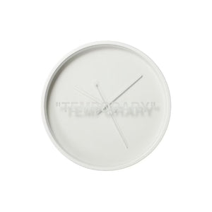 Virgil Abloh x IKEA MARKERAD "TEMPORARY" Wall Clock White, Collectibles- re:store-melbourne-IKEA x Virgil Abloh