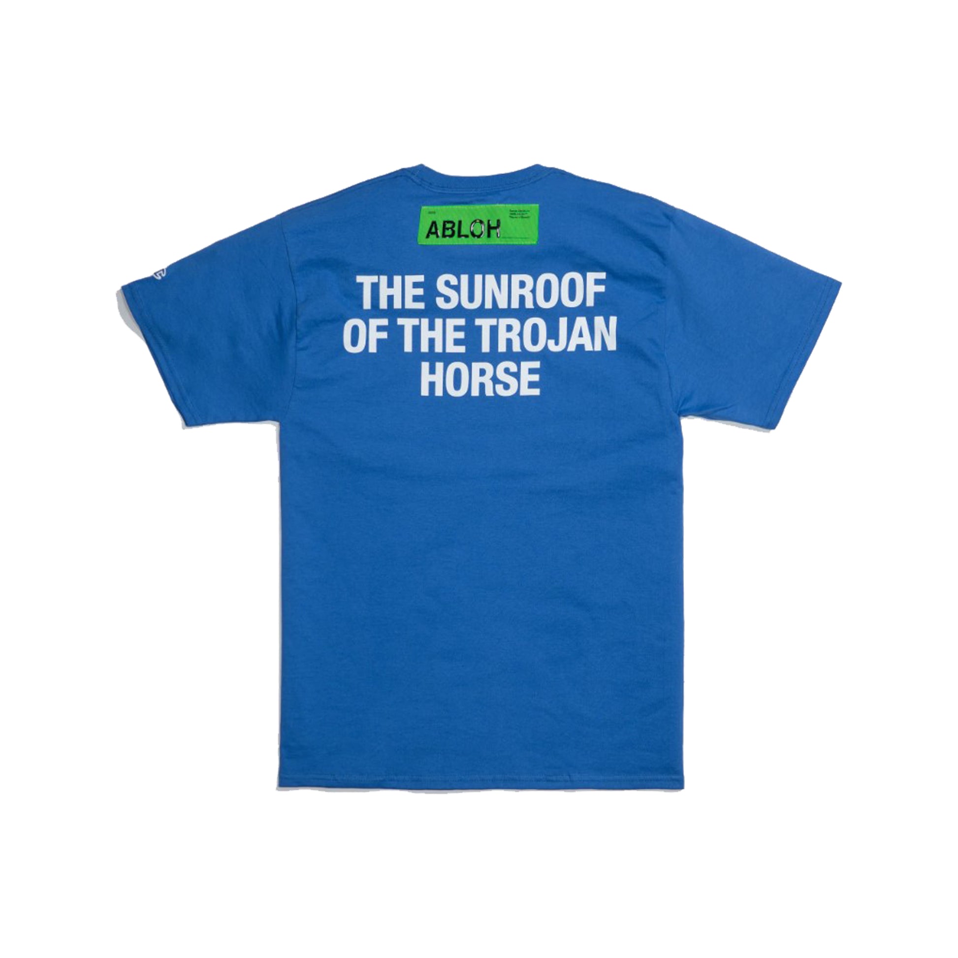 Virgil Abloh Brooklyn Museum FOS Sunroof T-shirt Blue, Clothing- re:store-melbourne-Champion x Virgil Abloh