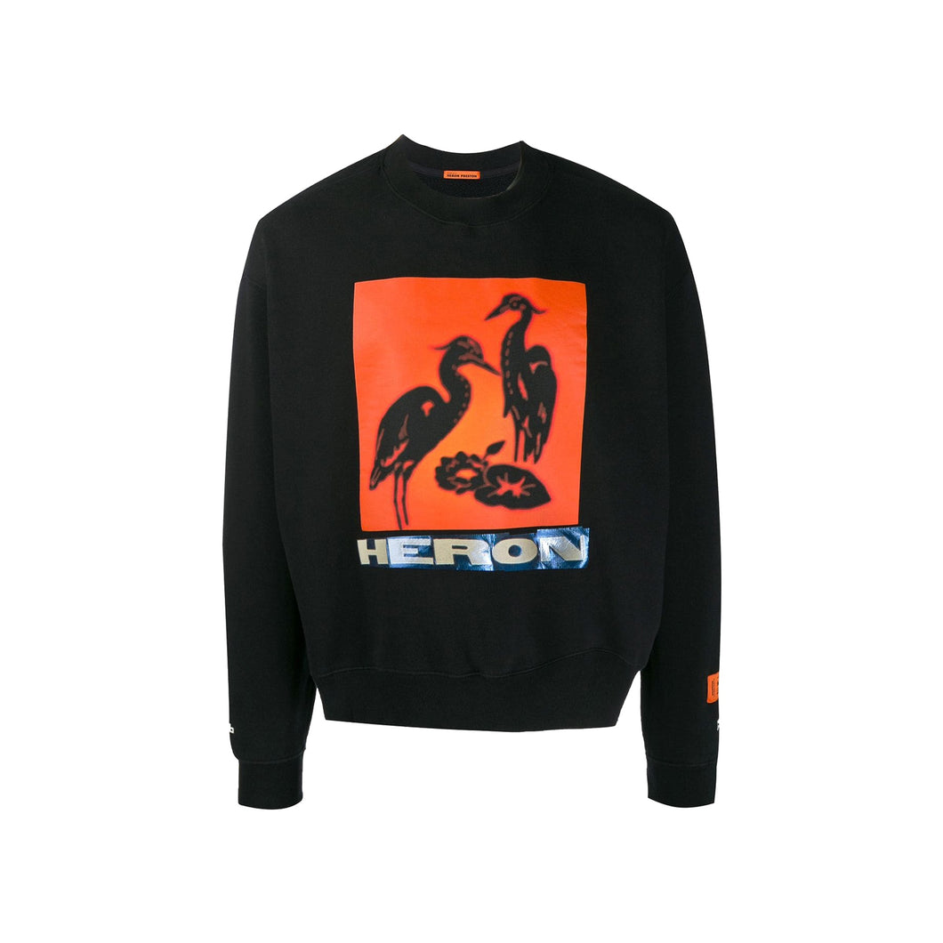 Heron Preston Crewneck Heron Tape Off Sweatshirt, Clothing- dollarflexclub