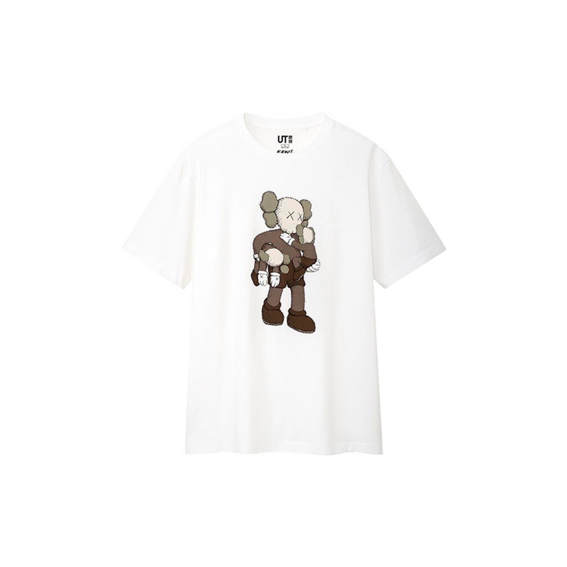 KAWS x Uniqlo Clean Slate Tee White, Clothing- dollarflexclub