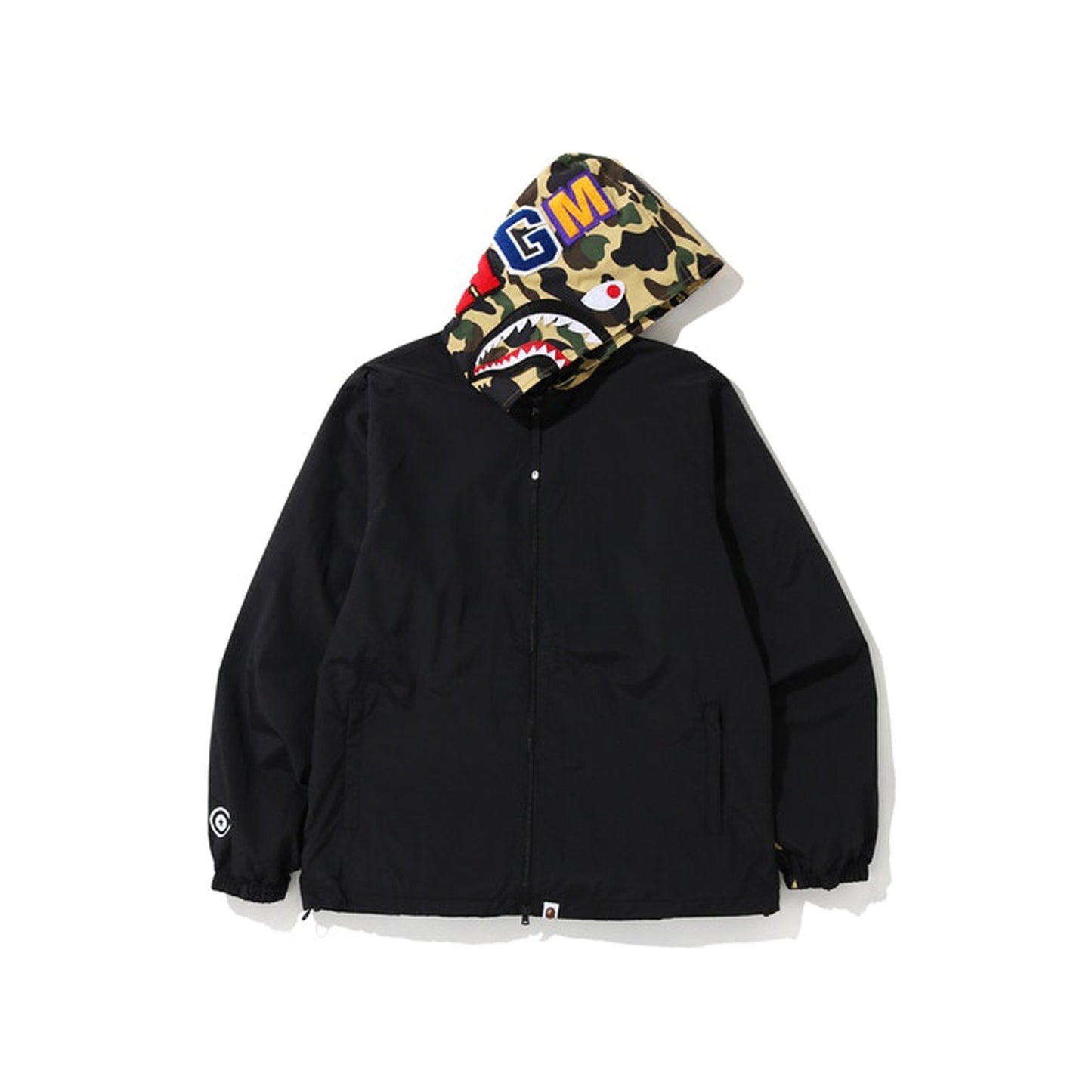 BAPE 1st Camo Shark Hoodie Jacket (FW19) Yellow, Clothing- re:store-melbourne-Bape