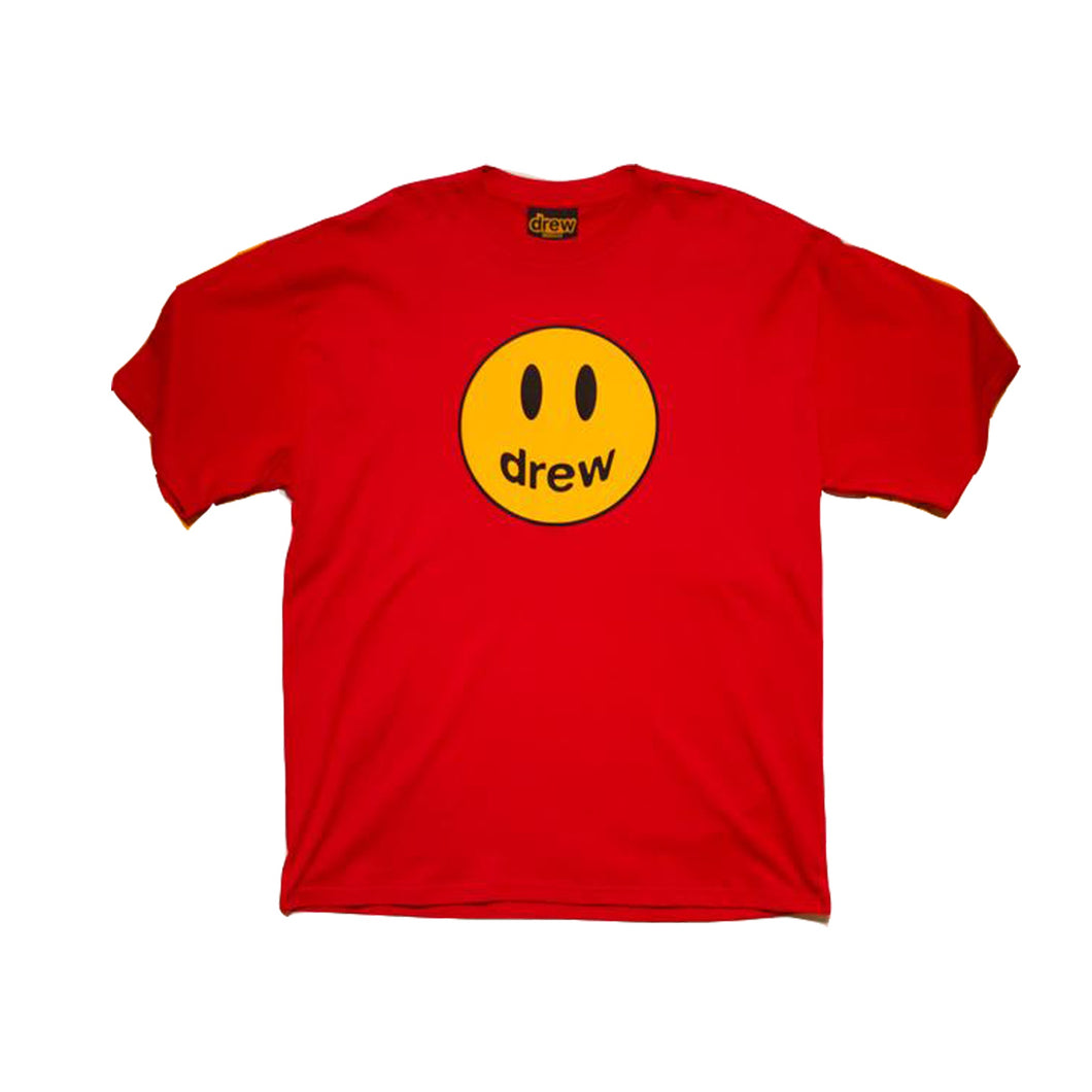 Justin Bieber x Drew House Mascott SS Tee - Red, Clothing- re:store-melbourne-Drew House