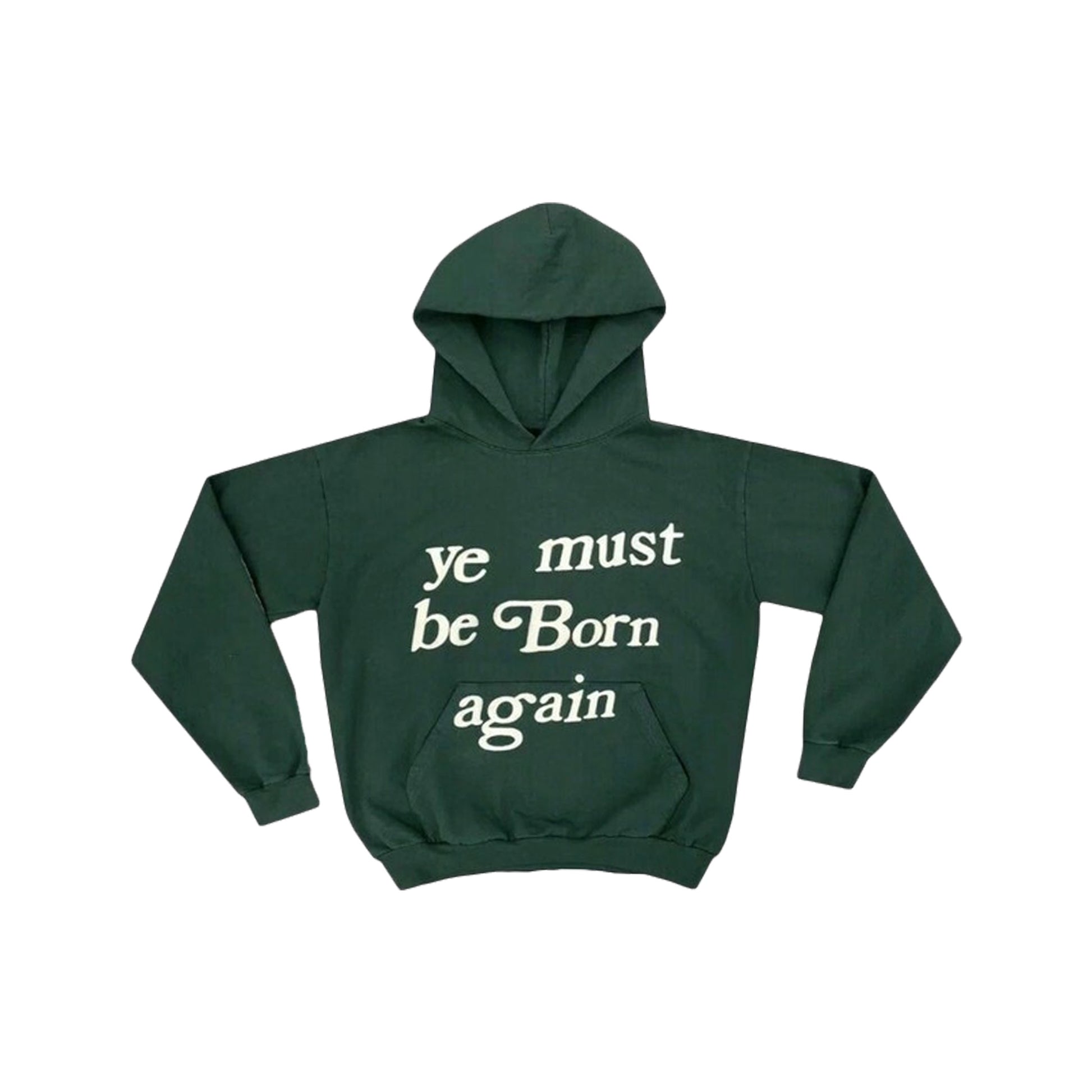 Cactus Plant Flea Market Born Again Hoodie -Green, Clothing- dollarflexclub