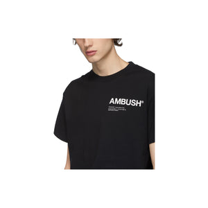 Ambush x SSENSE Logo Tee -Black, Clothing- dollarflexclub