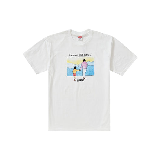 Supreme Heaven and Earth Tee White, Clothing- dollarflexclub