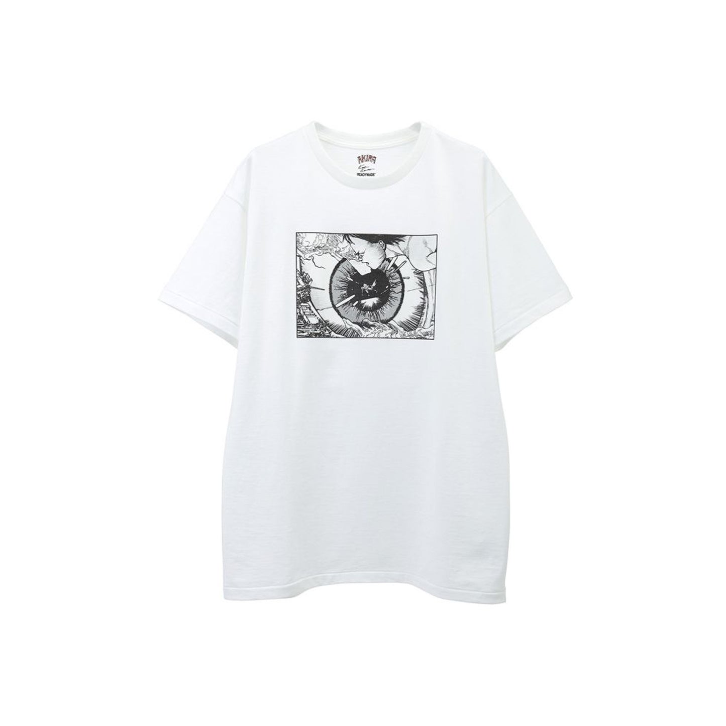 ReadyMade x Akira Art of Wall Tee - White #3, Clothing- dollarflexclub