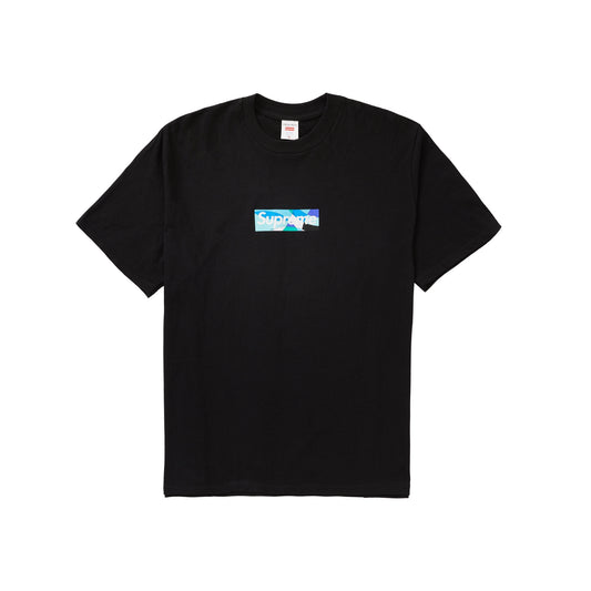 Supreme Emilio Pucci Box Logo Tee Black/Blue, Clothing- re:store-melbourne-Supreme