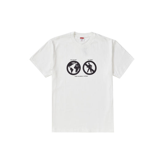Supreme Save the Planet Tee White, Clothing- dollarflexclub