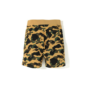 BAPE 1st Camo Shark Sweat Shorts Yellow, Clothing- re:store-melbourne-Bape