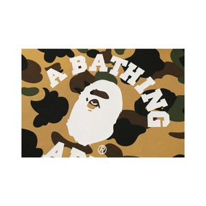 BAPE 1st Camo College Wide Pullover Hoodie Yellow, Clothing- re:store-melbourne-Bape