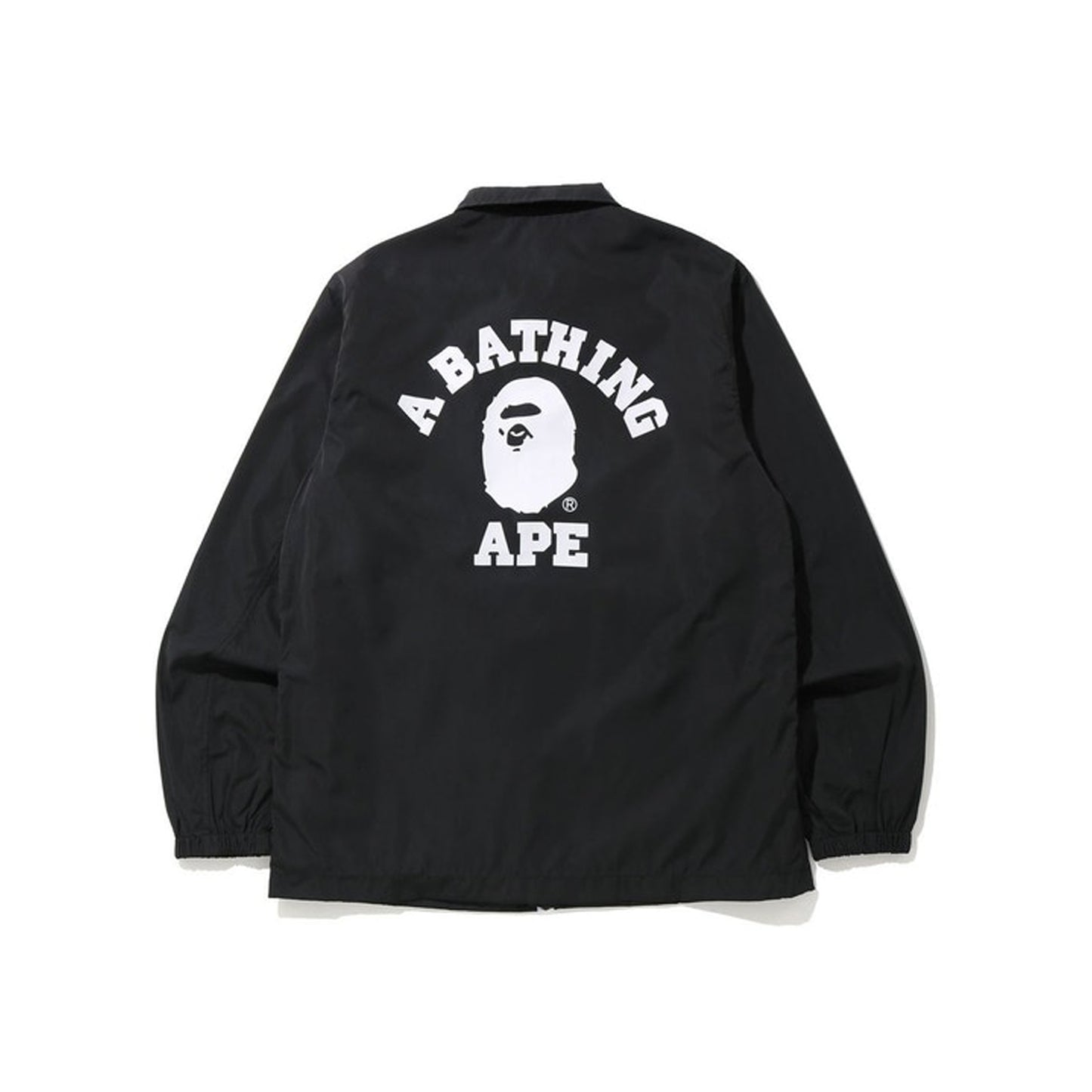 BAPE College Coach Jacket (FW20) Black, Clothing- re:store-melbourne-Bape