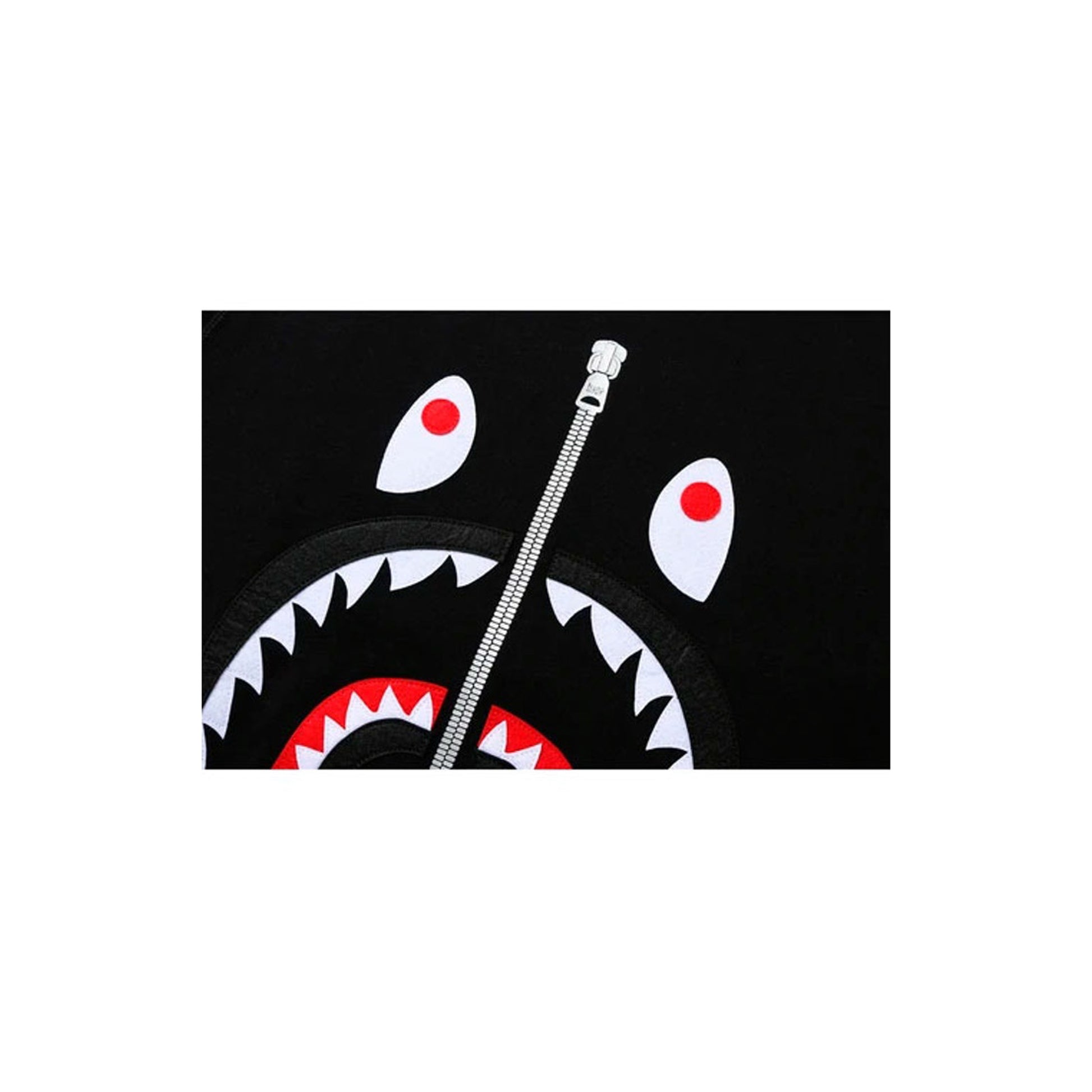 BAPE Felt Shark Crewneck Black, Clothing- re:store-melbourne-Bape