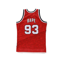 Load image into Gallery viewer, BAPE x Mitchell &amp; Ness Blazers ABC Basketball Swingman Jersey Burgundy, Clothing- re:store-melbourne-Bape
