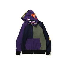 Load image into Gallery viewer, BAPE Multi Shark Full Zip Hoodie Purple/Gray, Clothing- re:store-melbourne-Bape
