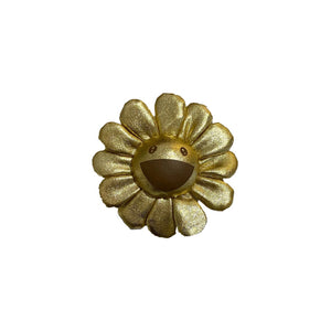 Takashi Murakami ComplexCon Flower Plush Pin Gold, Collectibles- dollarflexclub