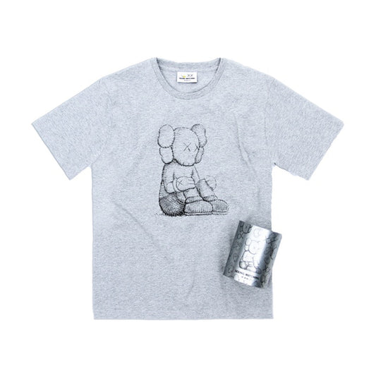 KAWS Seeing/Watching Companion Canned Tee -Grey, Clothing- dollarflexclub