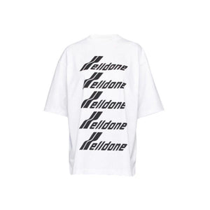 We11done Front Logo T-Shirt White, Clothing- re:store-melbourne-We11done