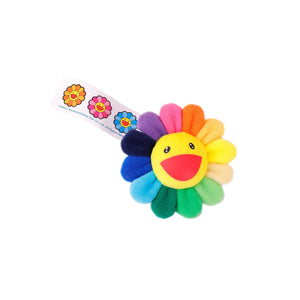 Takashi Murakami Flower Plush Pin Rainbow/Yellow, Collectibles- dollarflexclub