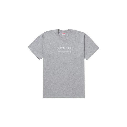 Supreme Shop Tee Heather Grey, Clothing- dollarflexclub