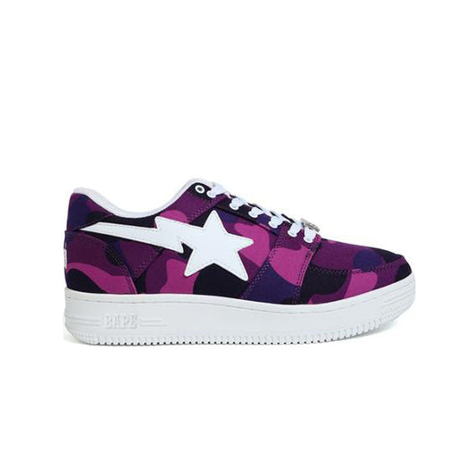 A Bathing Ape Bapesta Camo Purple, Shoe- dollarflexclub