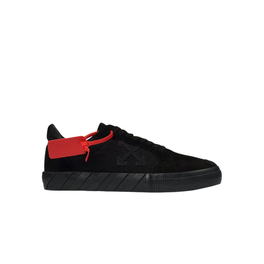 Off-White Low Vulcanized Sneakers -Black, Shoe- dollarflexclub