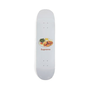 Supreme Chicken Dinner Skateboard Deck White, Skateboard- dollarflexclub