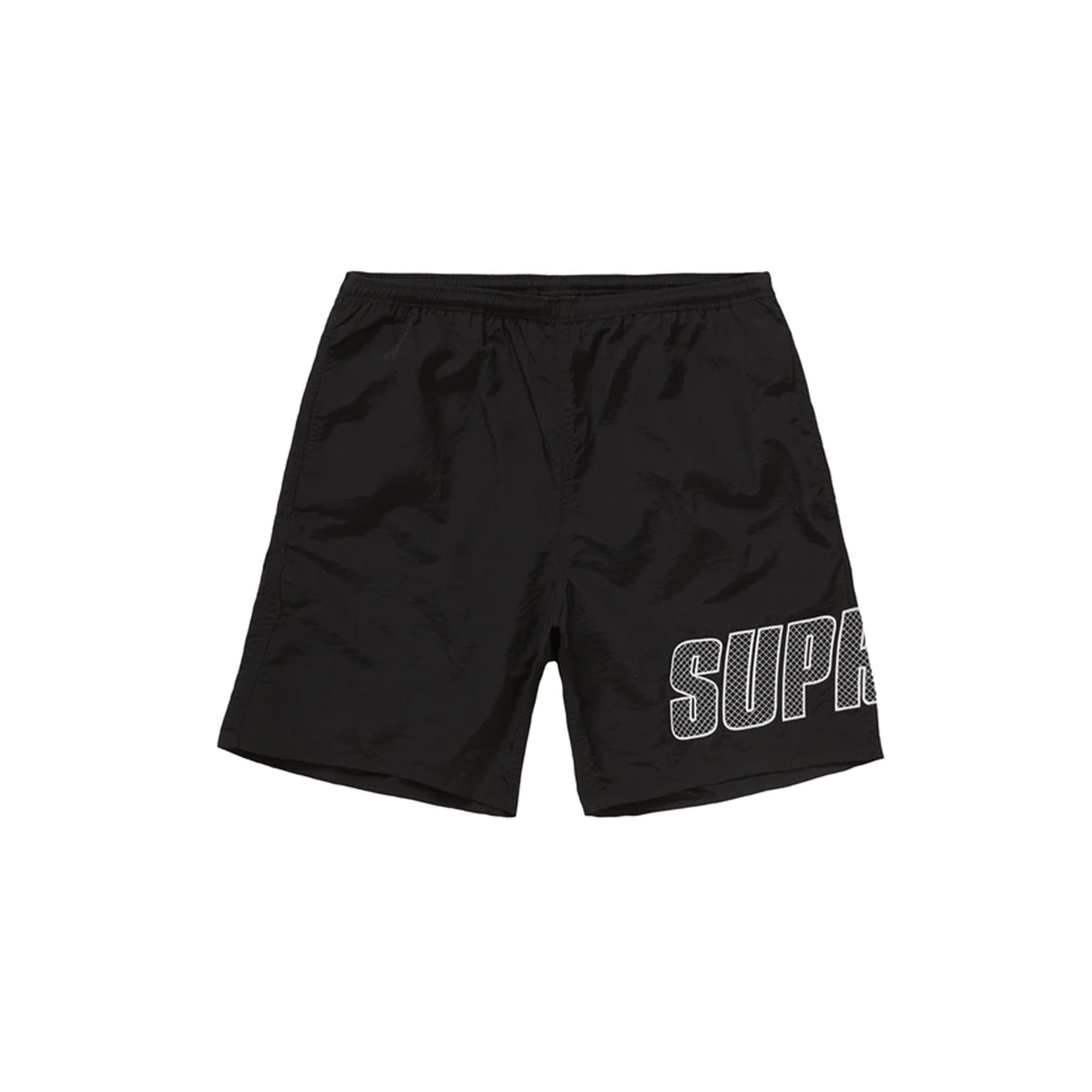 Supreme Logo Applique Water Shorts -Black | Re:Store Melbourne