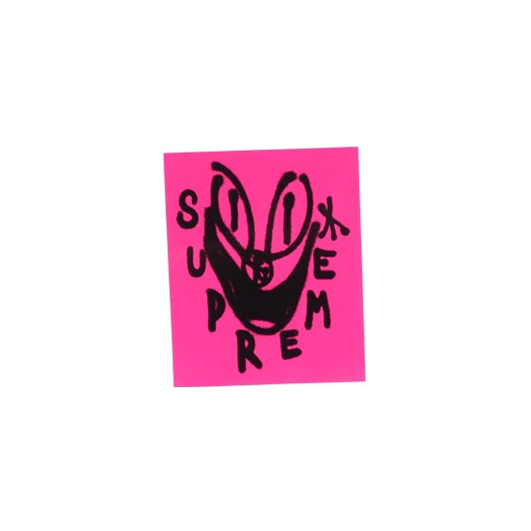 Smile Sticker Pink, Sticker- dollarflexclub
