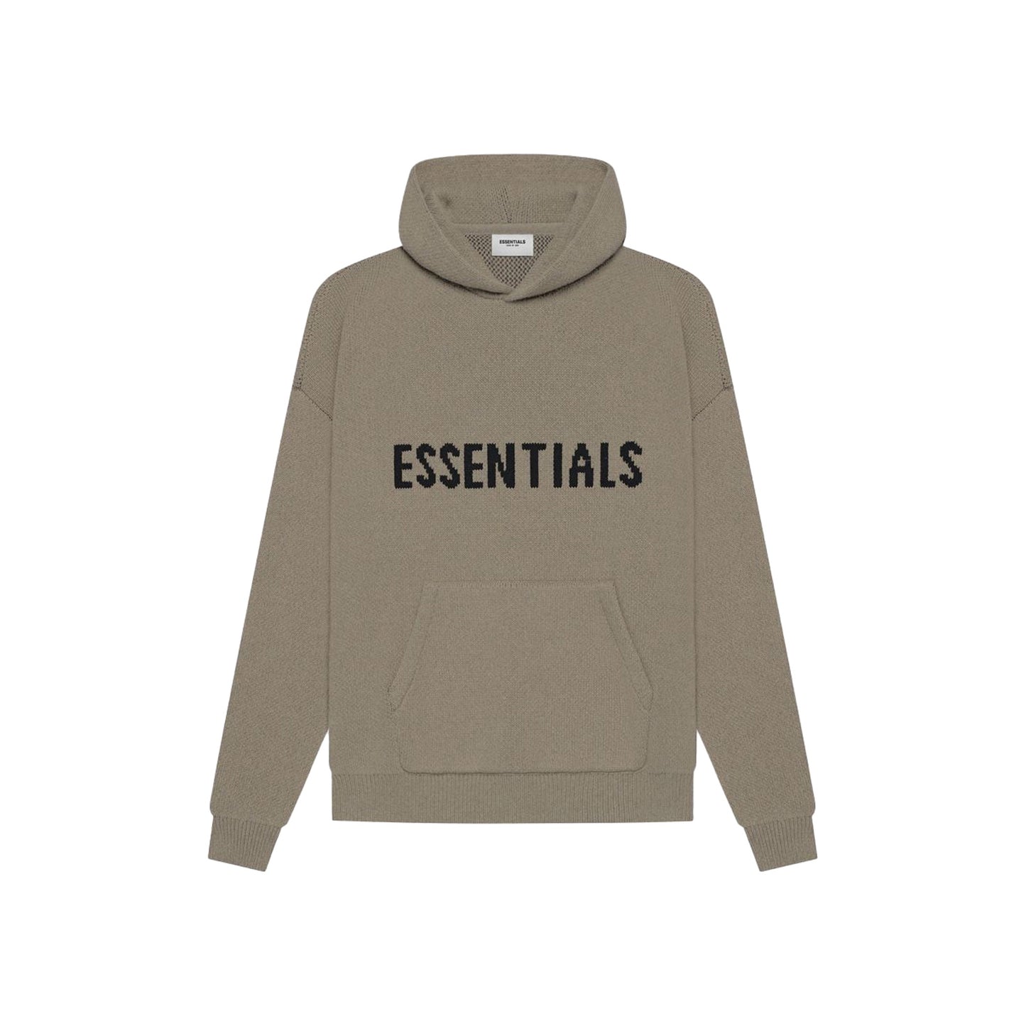 Fear of God Essentials Knit Pullover Hoodie (SS21) Taupe, Clothing- re:store-melbourne-Fear of God Essentials