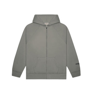 Fear of God Essentials Zip Up Hoodie SS20 -Charcoal, Clothing- re:store-melbourne-Fear of God Essentials