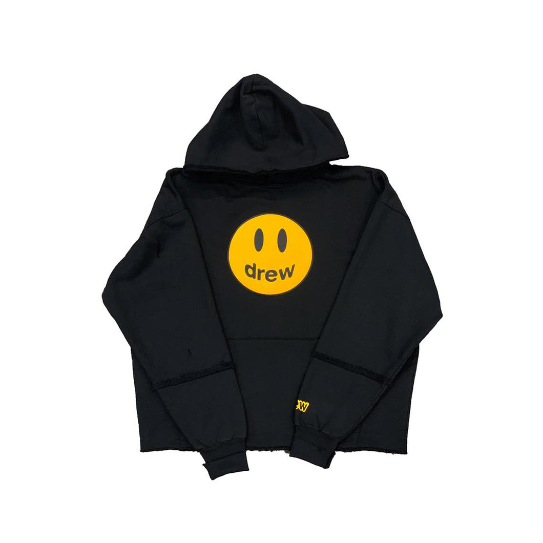 Justin Bieber x Drew House Mascot Deconstructed Hoodie Black, Clothing- re:store-melbourne-Drew House