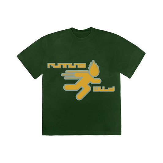 Travis Scott Running Wild T-Shirt Forest Green, Clothing- re:store-melbourne-Travis Scott