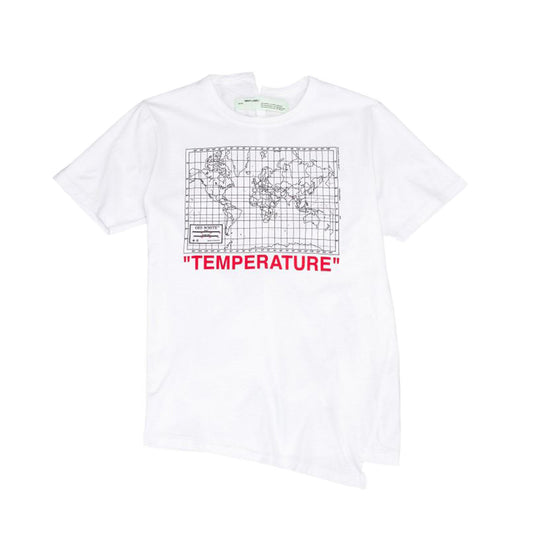 Off-White World Map Tee -White, Clothing- dollarflexclub