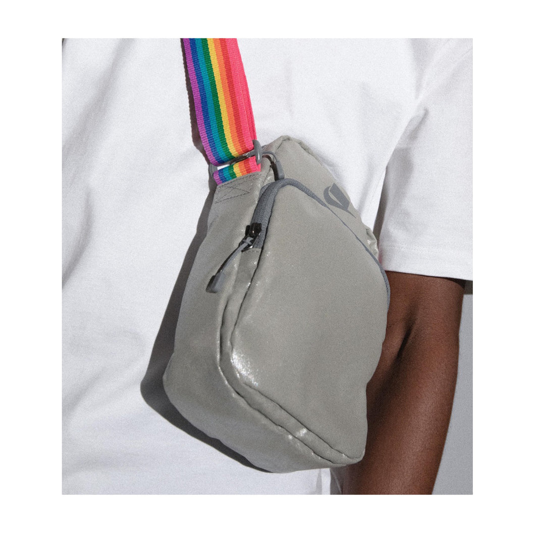 Nike 'Be True' Rainbow Silver Crossbody Shoulder Bag, Accessories- dollarflexclub