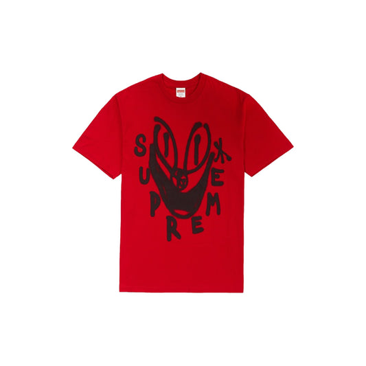 Supreme Smile Tee-Red, Clothing- dollarflexclub