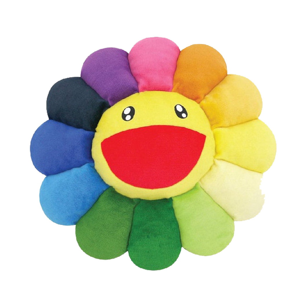 Takashi Murakami Kaikai Kiki Flower 60 CM Cushion Rainbow, Collectibles- dollarflexclub