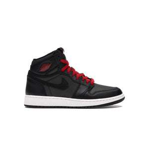 Jordan 1 Retro High Black Satin (GS), Shoe- dollarflexclub