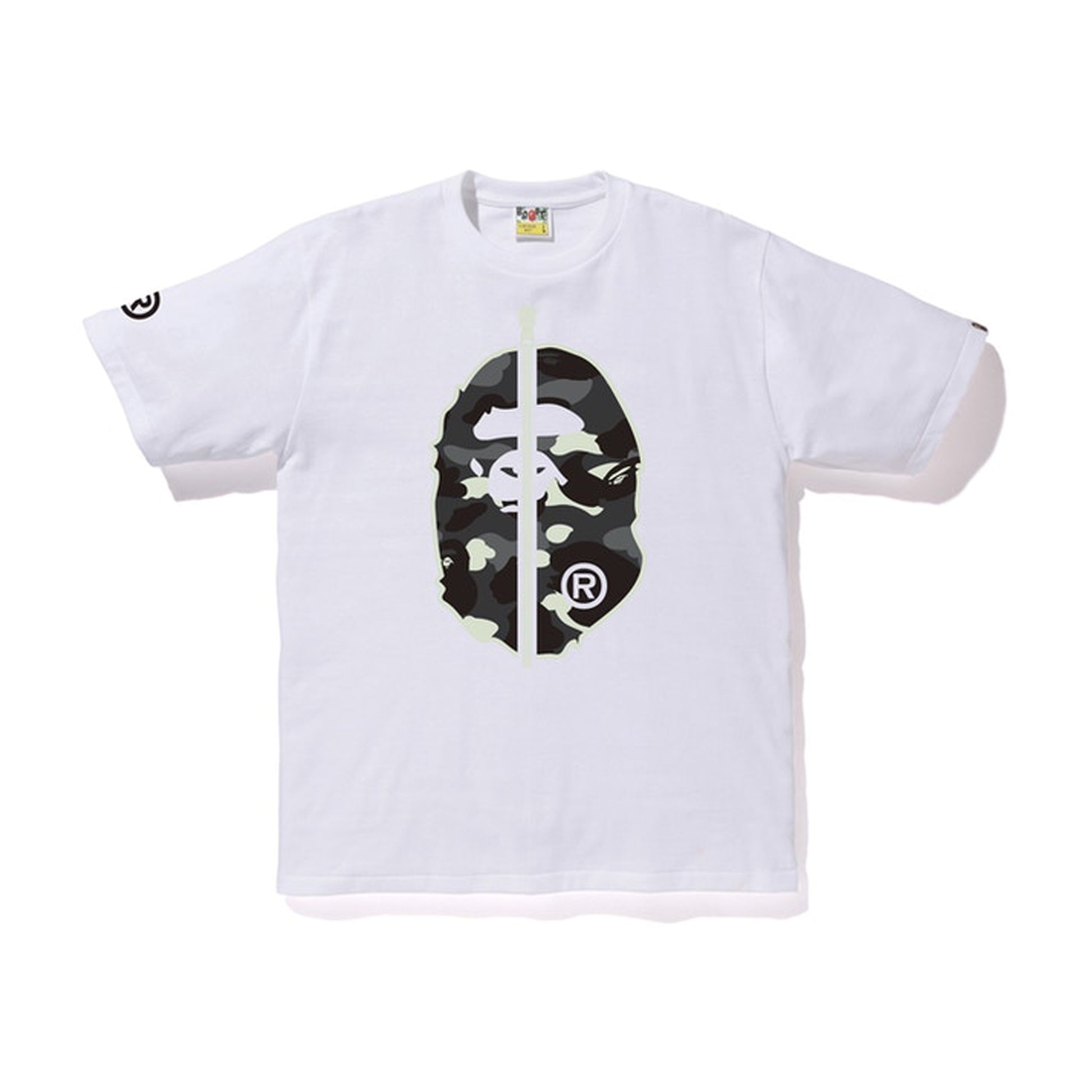 BAPE City Camo 2nd Ape Tee White/Black, Clothing- re:store-melbourne-Bape