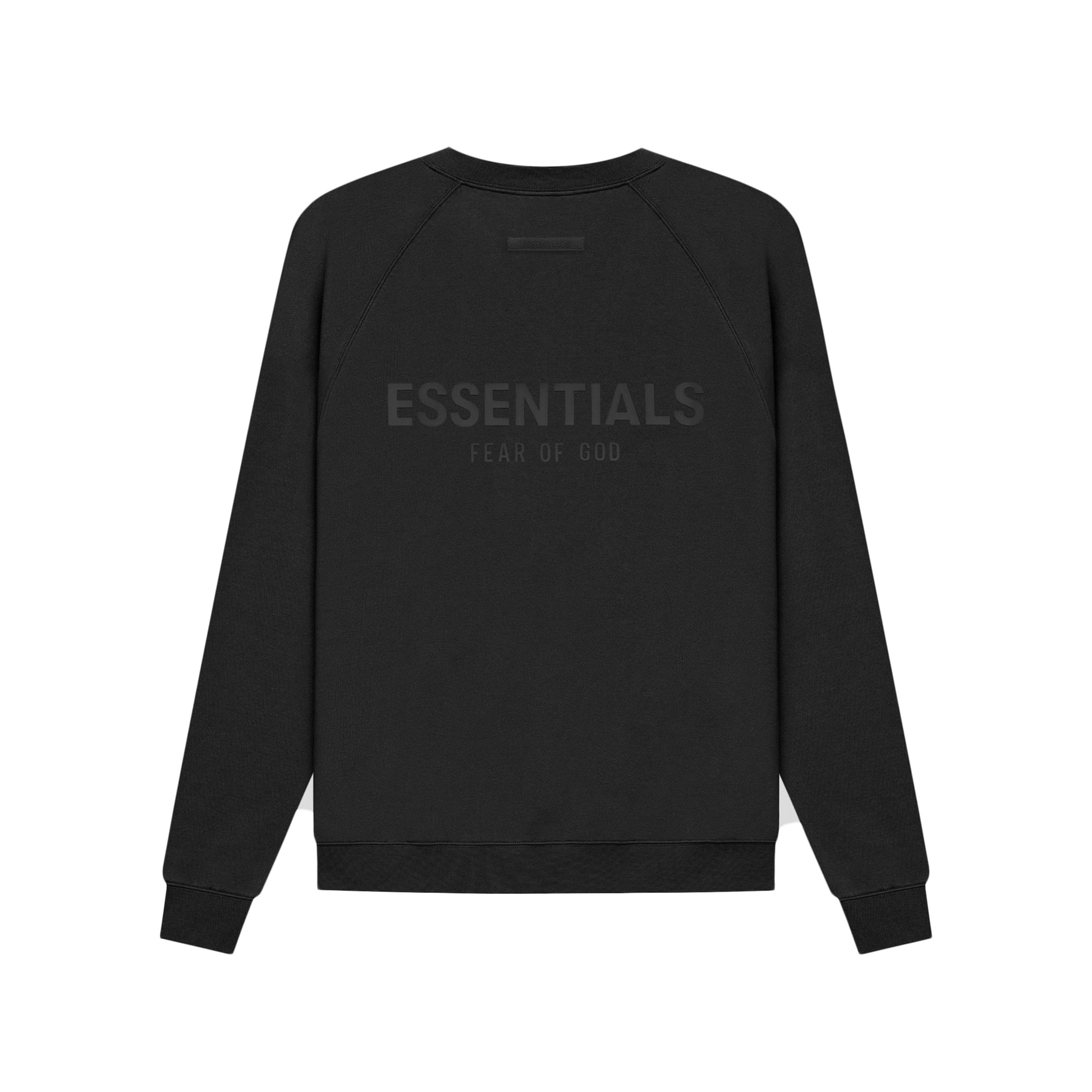 Fear of God Essentials Pull-Over Crewneck Black/Stretch Limo SS21, Clothing- re:store-melbourne-Fear of God Essentials