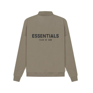 Fear of God Essentials Half Zip Sweater Taupe SS21, Clothing- re:store-melbourne-Fear of God Essentials
