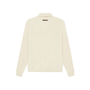 Fear of God Essentials Long Sleeve French Terry Polo Buttercream, Clothing- re:store-melbourne-Fear of God Essentials